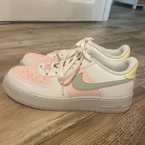 Nike Air Force Ones Pastel Pink